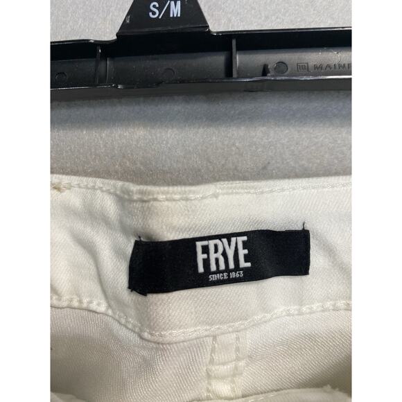 FRYE WOMEN'S HIGH RISE STRETCH CUFFED CROP JEANS SIZE 8 - Picture 4 of 10